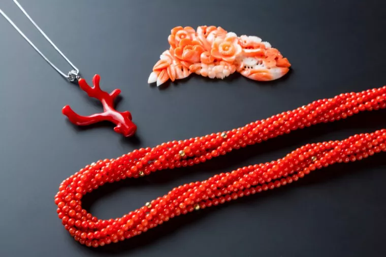 Acheter un collier avec un pendentif en forme de corail à Porto-Vecchio, Porto-Vecchio, ANSEBA